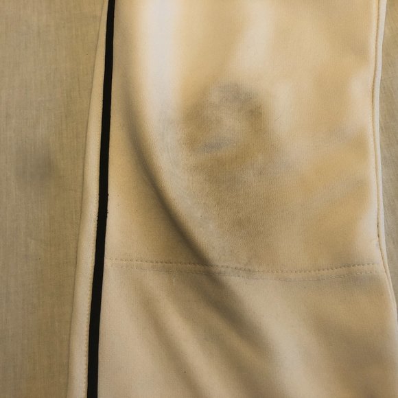 Easton White Black Piping Baseball Pants with Adjustable Length Size Med… - Picture 2 of 10